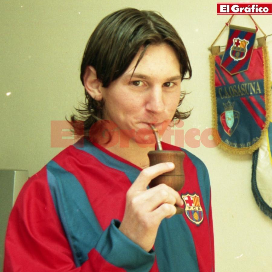 Imagen Un pequeño Lionel Messi, al estilo El Gráfico.