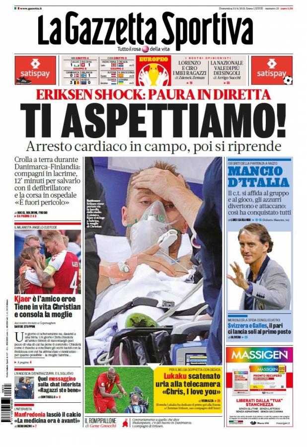 Imagen "Te esperamos", expresa la Gazzetta Sportiva de Italia