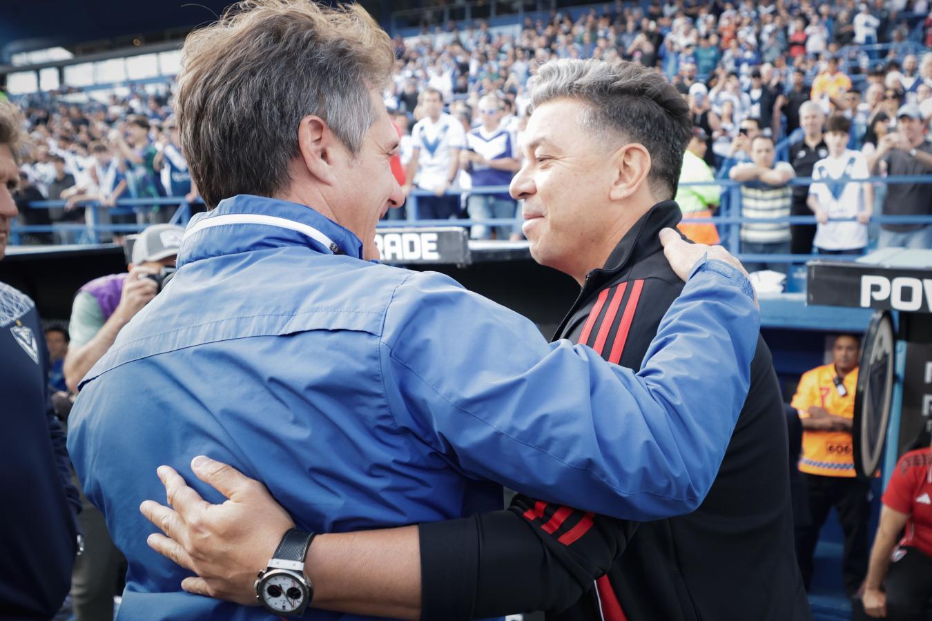 Imagen Viejos rivales. Guillermo elogió a Gallardo pese al mal momento de River. Fotobaires.
