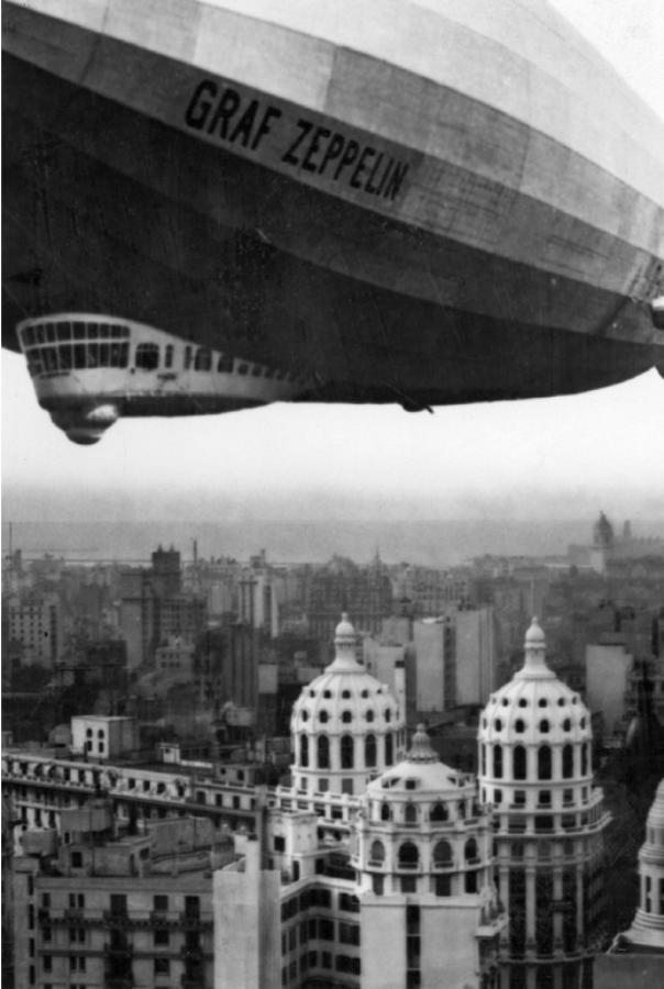 Imagen Hugo Eckener vuela el Graf Zeppelin sobre Buenos Aires el 30 de junio de 1934