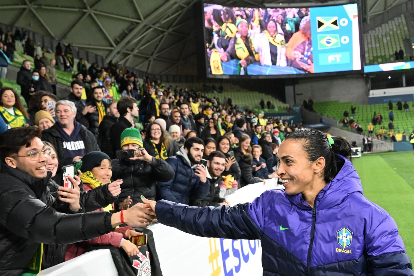 Imagen Marta disputó 6 Mundiales y convirtió 17 goles: es record absoluto.