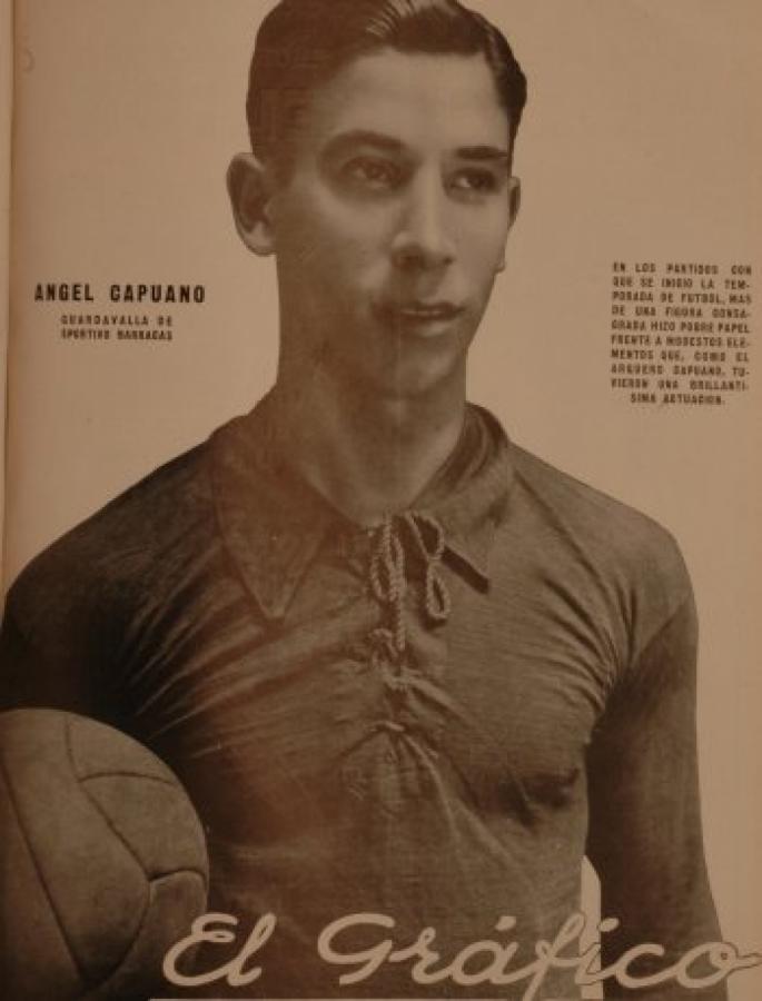 Tapa de El Gráfico del 29 de marzo de 1930. Manopla Capuano es protagonista del número 559.
