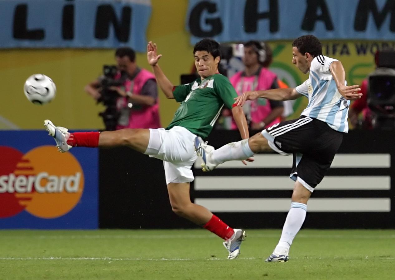 Imagen Maxi Rodríguez hizo uno de los goles más celebrados en un Mundial