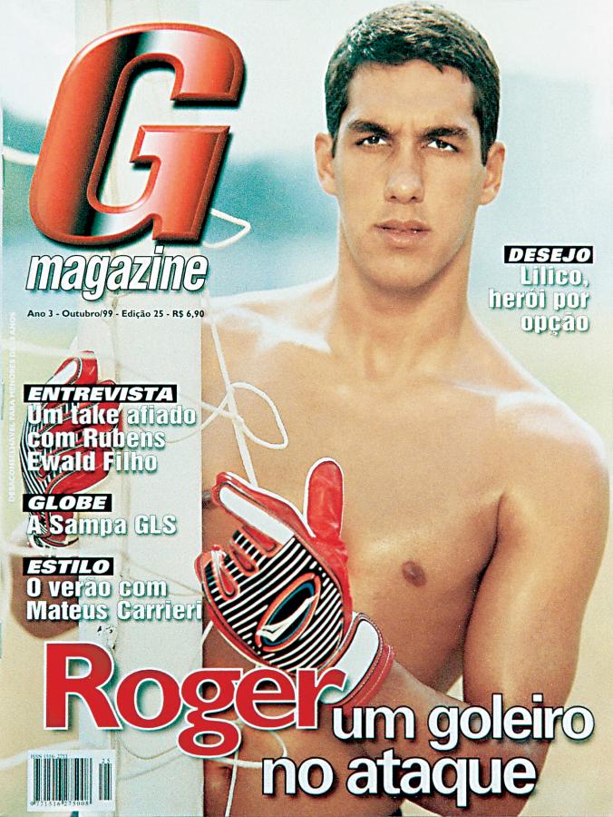 Imagen Roger, el arquero del São Paulo, fue tapa de una revista gay, aunque su DT lo amenazara.