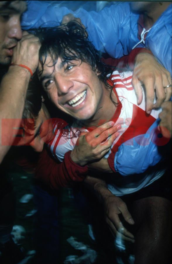 Imagen El aporte del Búfalo Funes en River fue clave para la conquista de la Copa Libertadores 1986