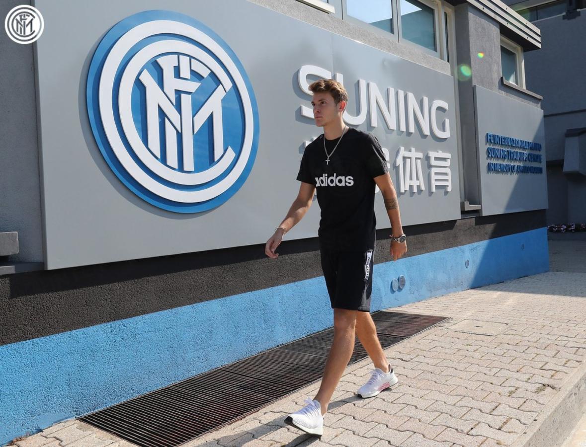 Imagen Facundo Colidio, en 2018, de pretemporada con Inter
