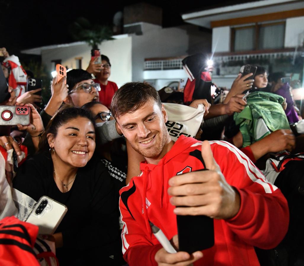 Imagen Lucas Beltrán, uno de los refuerzos de River, en Salta.