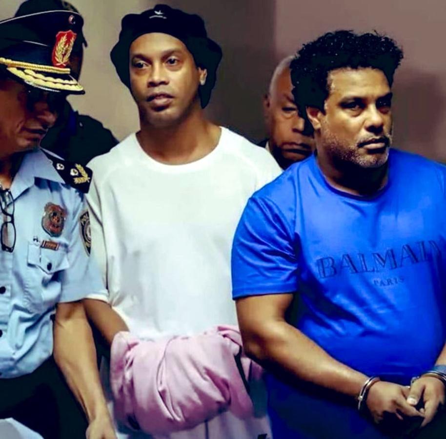 Imagen Ronaldinho y su hermano estuvieron un tiempo en prisión en 2020.