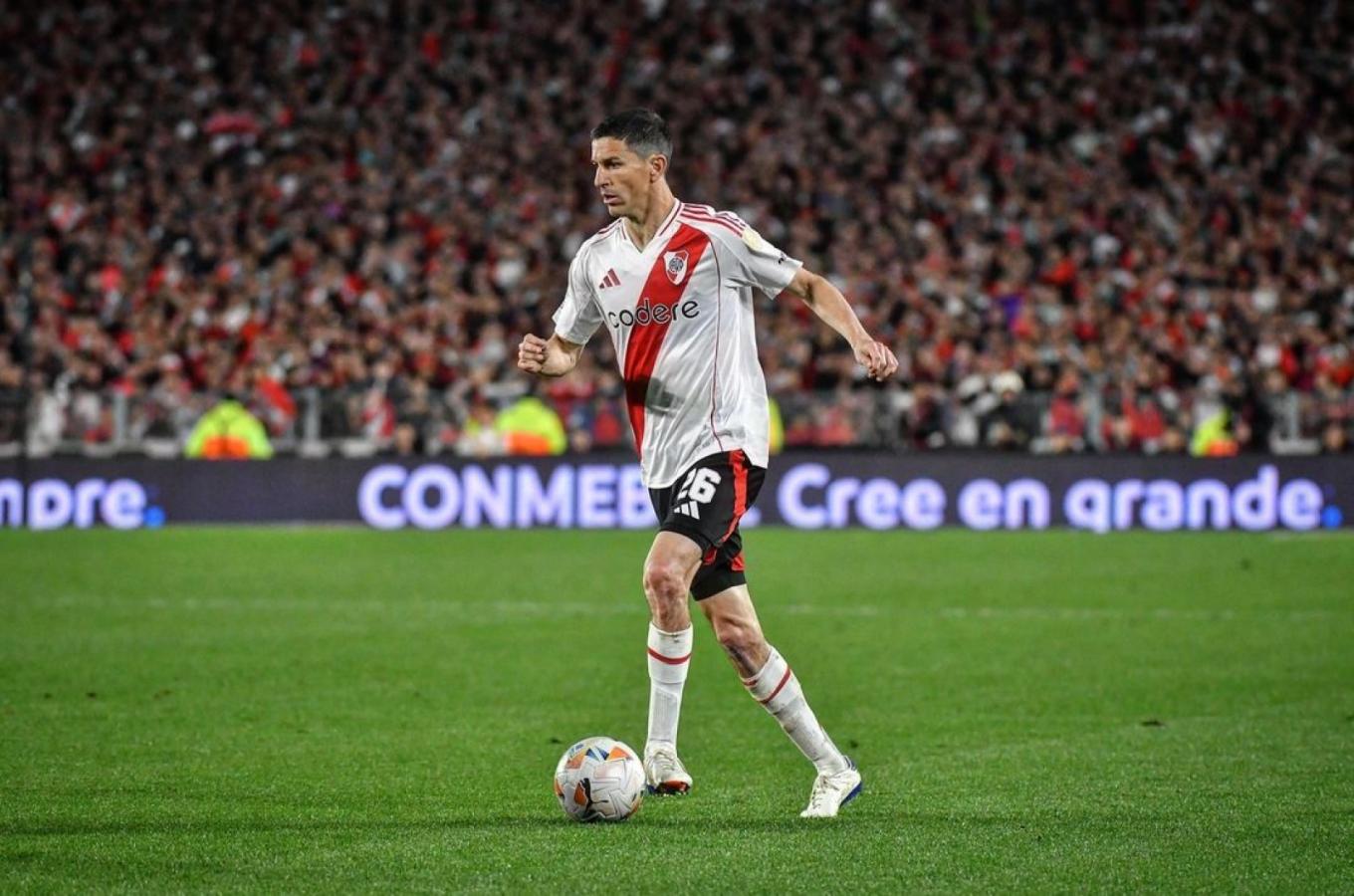 Imagen Nacho Fernández se pierde los próximos tres partidos de River.