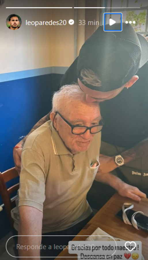 Imagen El homenaje de Paredes a Maddoni.