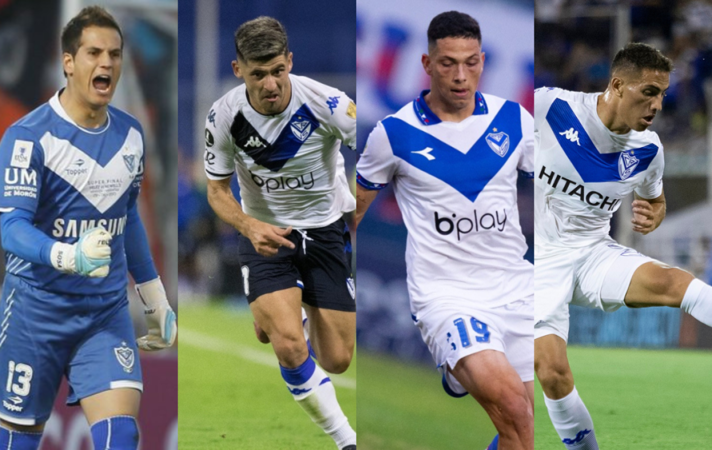 Imagen Sebastián Sosa, Abiel Osorio, José Florentín y Braian Cufrè fueron separados del plantel de Vèlez.