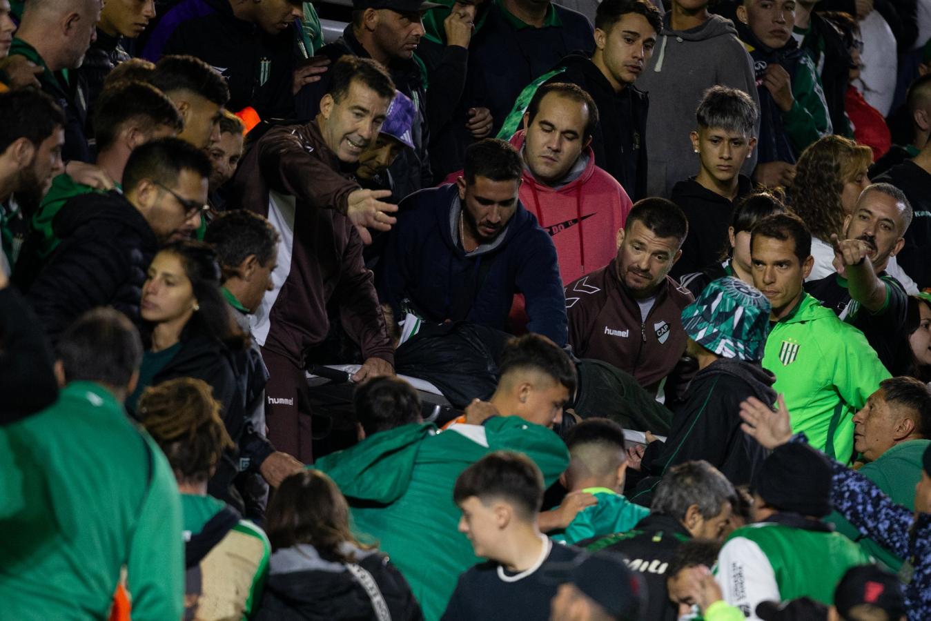 Imagen El personal médico de Platense ya había vivido una situación similar en cancha de Banfield. Foto: Prensa CAP