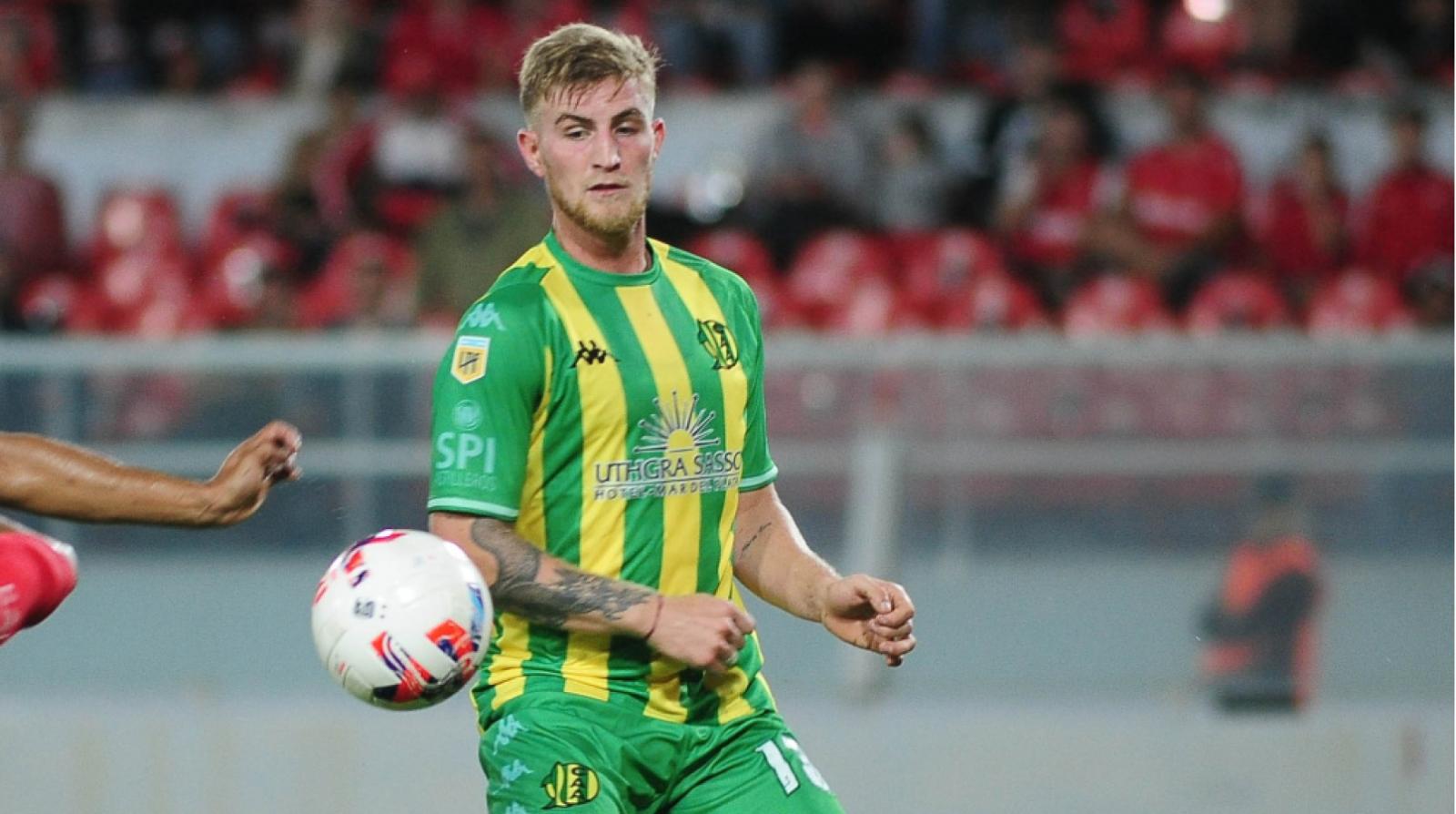 Imagen En 2022, Valentini estuvo a préstamo en Aldosivi, donde sufrió el descenso.