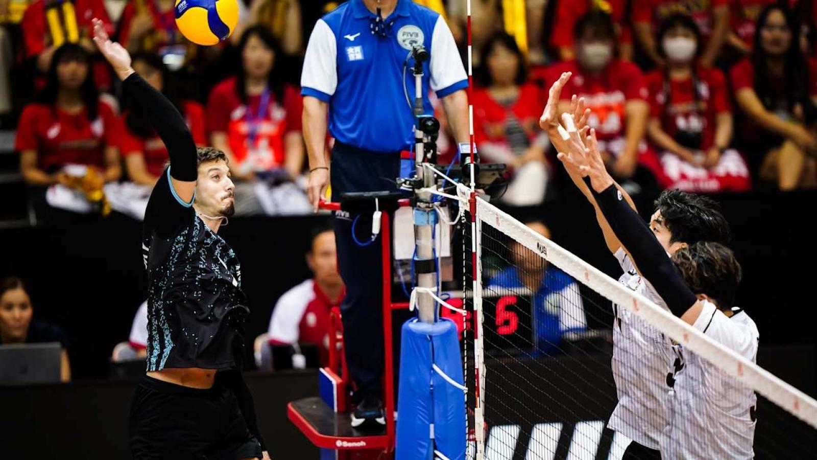 Imagen de No lo pudo aguantar: Argentina cayó ante Japón por la Liga de Naciones de Vóleibol