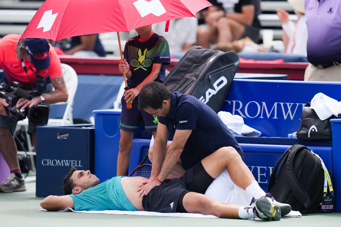 Imagen de Sin argentinos en Canadá: Francisco Cerúndolo se retiró por lesión ante Zverev