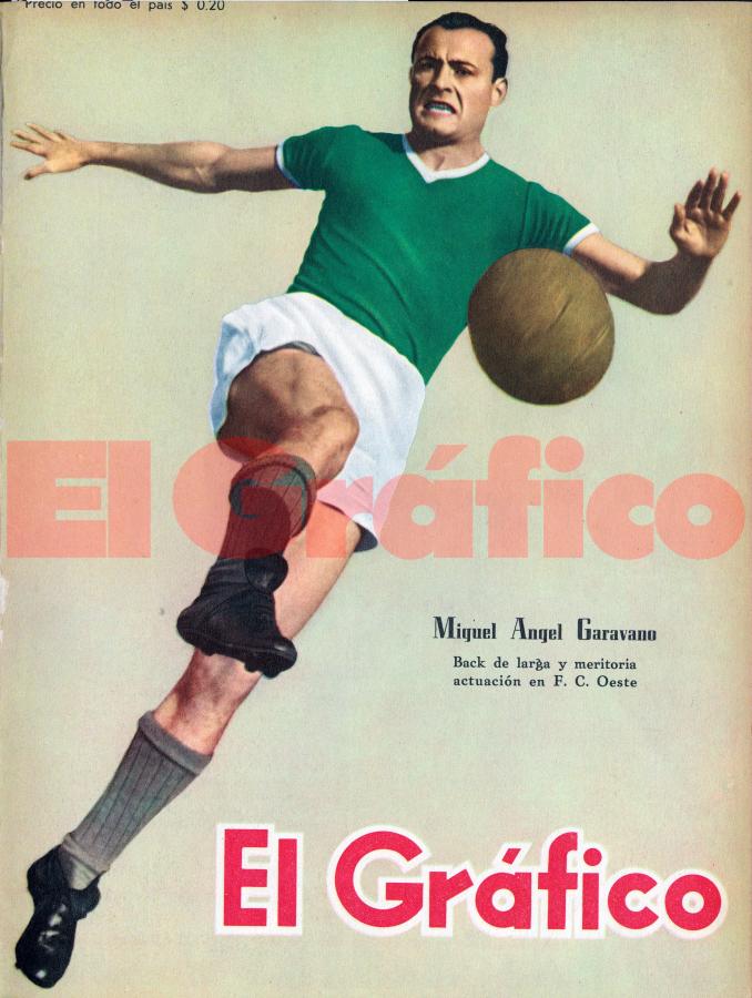 Imagen Miguel Ángel Garavano fue tapa de la edición de El Gráfico 1196