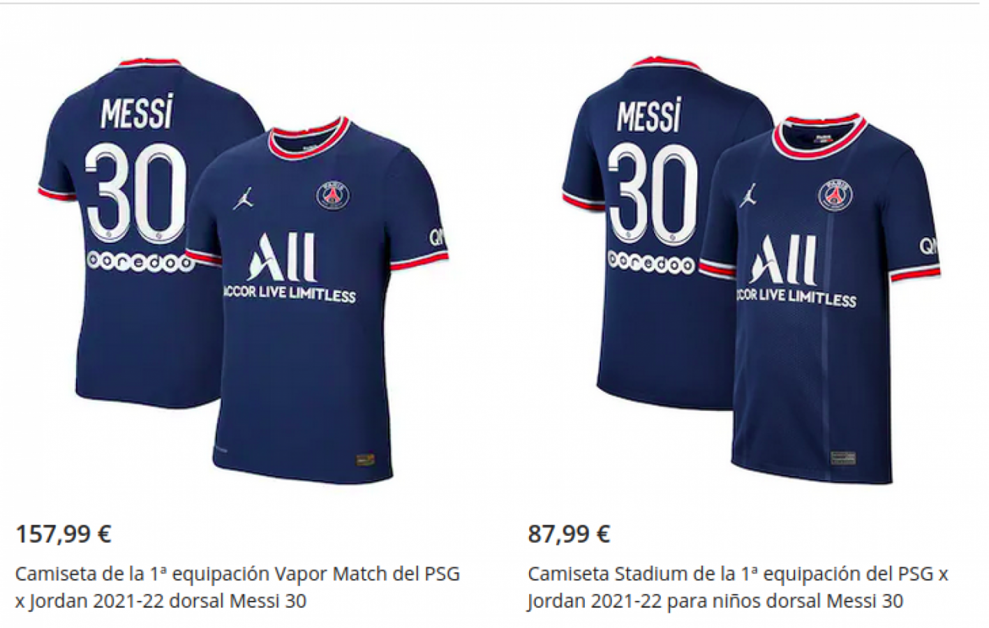 Imagen La camiseta azul clásica del PSG