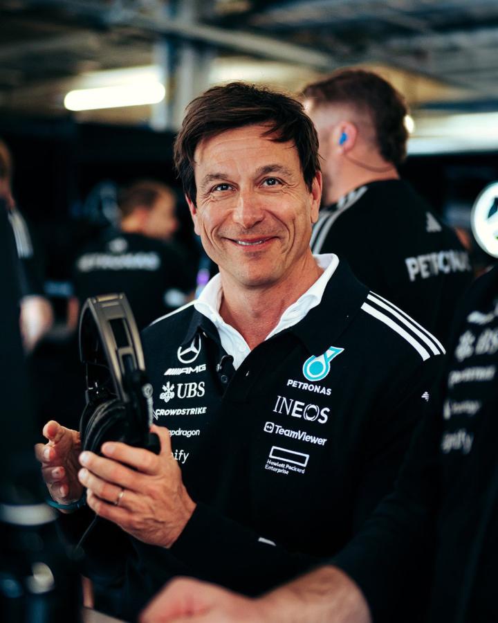 Imagen Toto Wolff vendió el 15 por ciento de su participación en Mercedes.