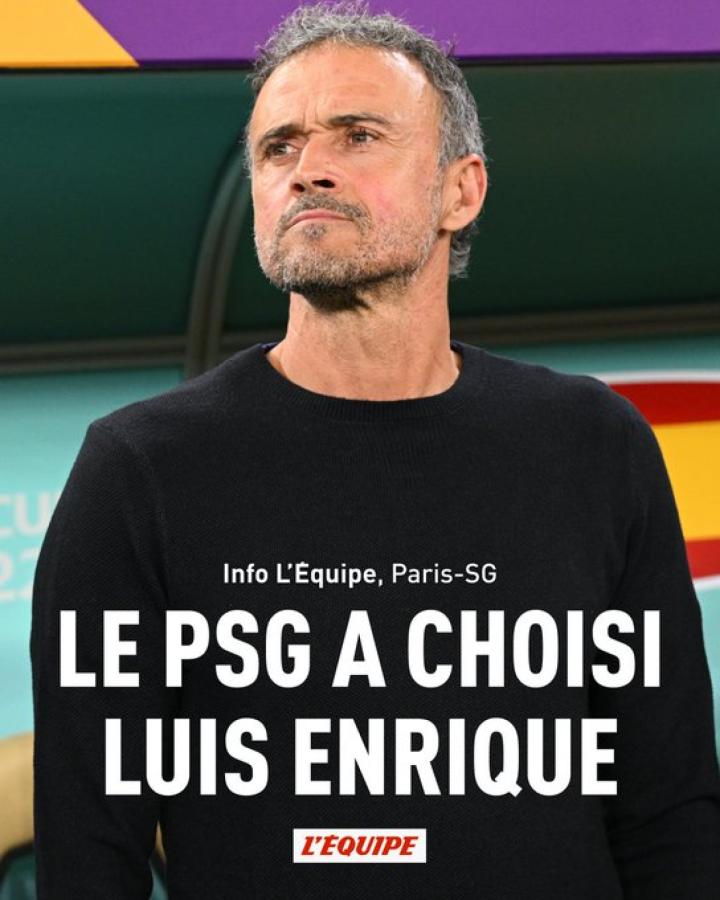 Imagen Luis Enrique, candidato a dirigir PSG según L'Equipe