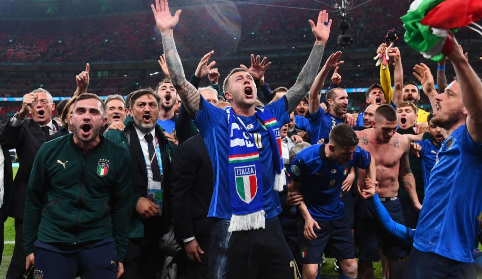 Imagen Italia campeón en resultado y juego. 