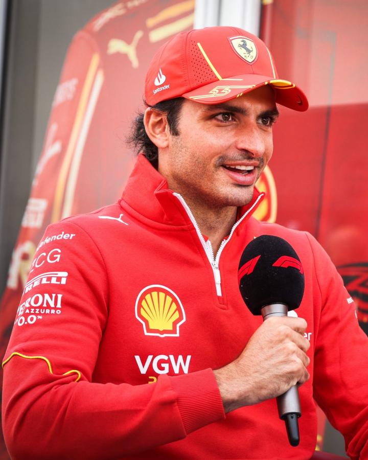 Imagen Sainz buscará ratificar este fin de semana en Japón su buen presente. Foto: Ferrari
