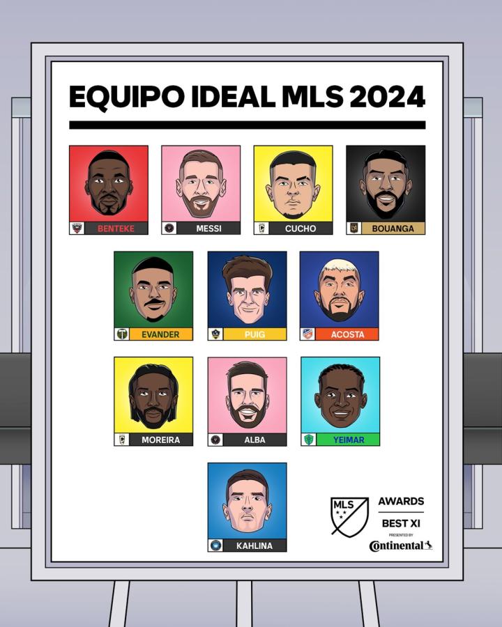 Imagen El equipo ideal del 2024 de la MLS.
