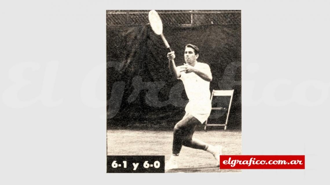 Imagen El contundente debut en Forest Hills frente al español Santana.