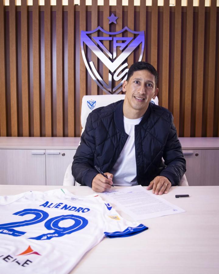 Imagen Rodrigo Aliendro usará la 29 en Vélez.