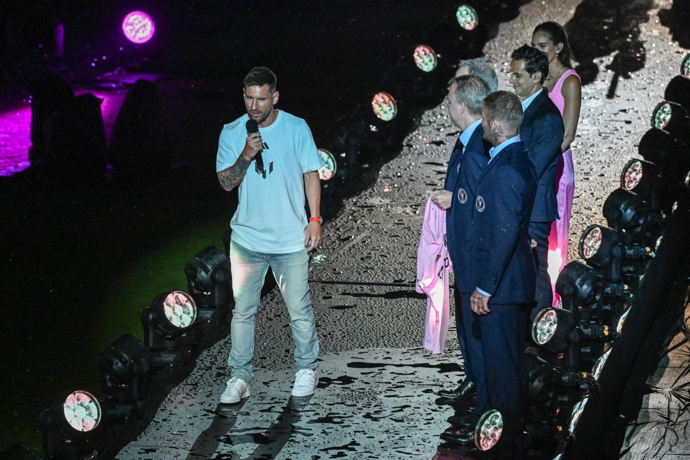 Imagen Messi en la presentación