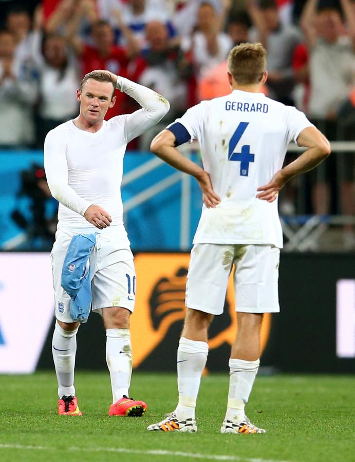 Imagen Rooney y Gerrard, dos de los máximos líderes de la Generación Dorada.