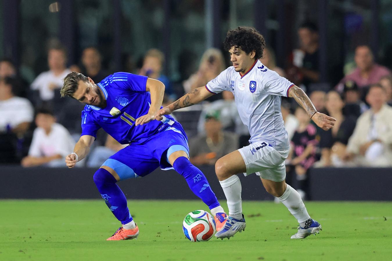 Imagen Wilfredo Rivera vs. la Selección Argentina en octubre pasado.