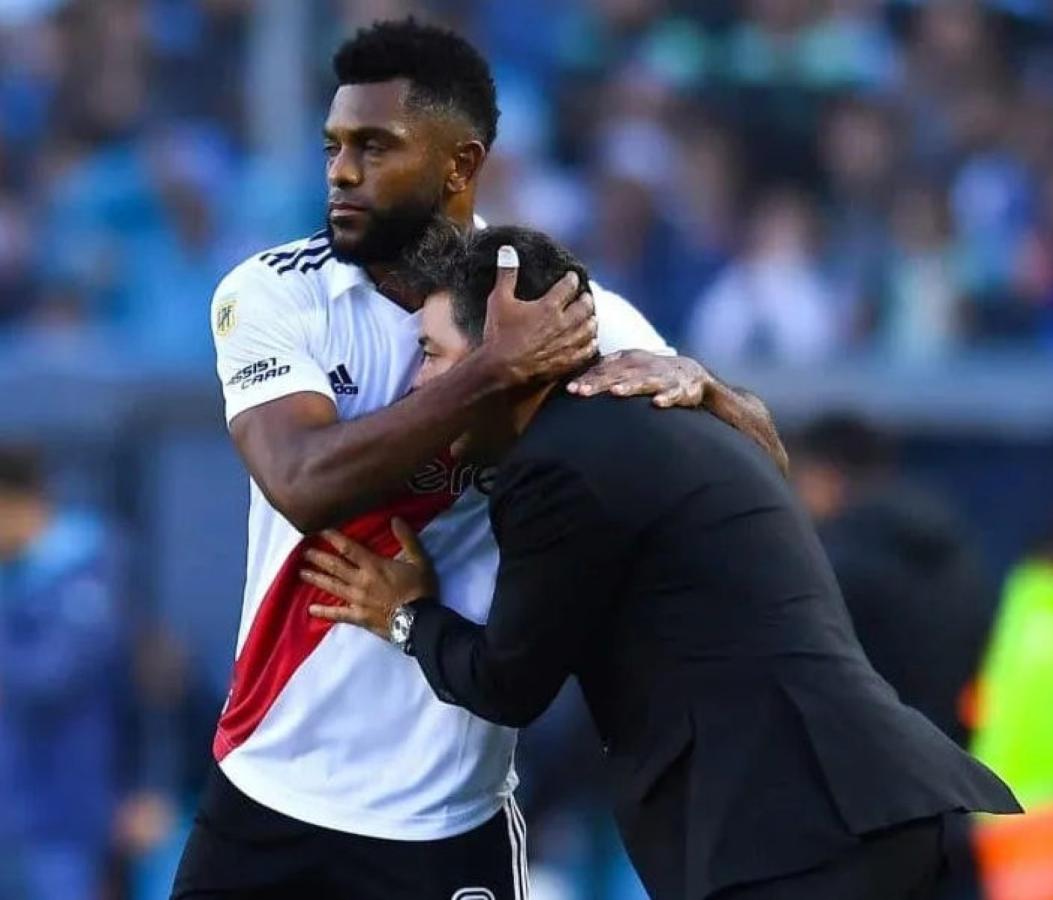 Imagen Gallardo trajo a Borja a River, pero el colombiano perdió terreno.