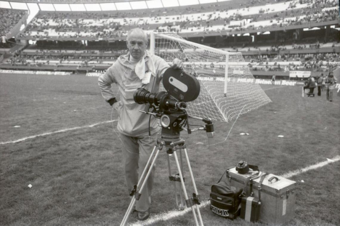 Imagen 1978. Final del Mundial. Ricardo Alfieri el día que realizó su foto más famosa.