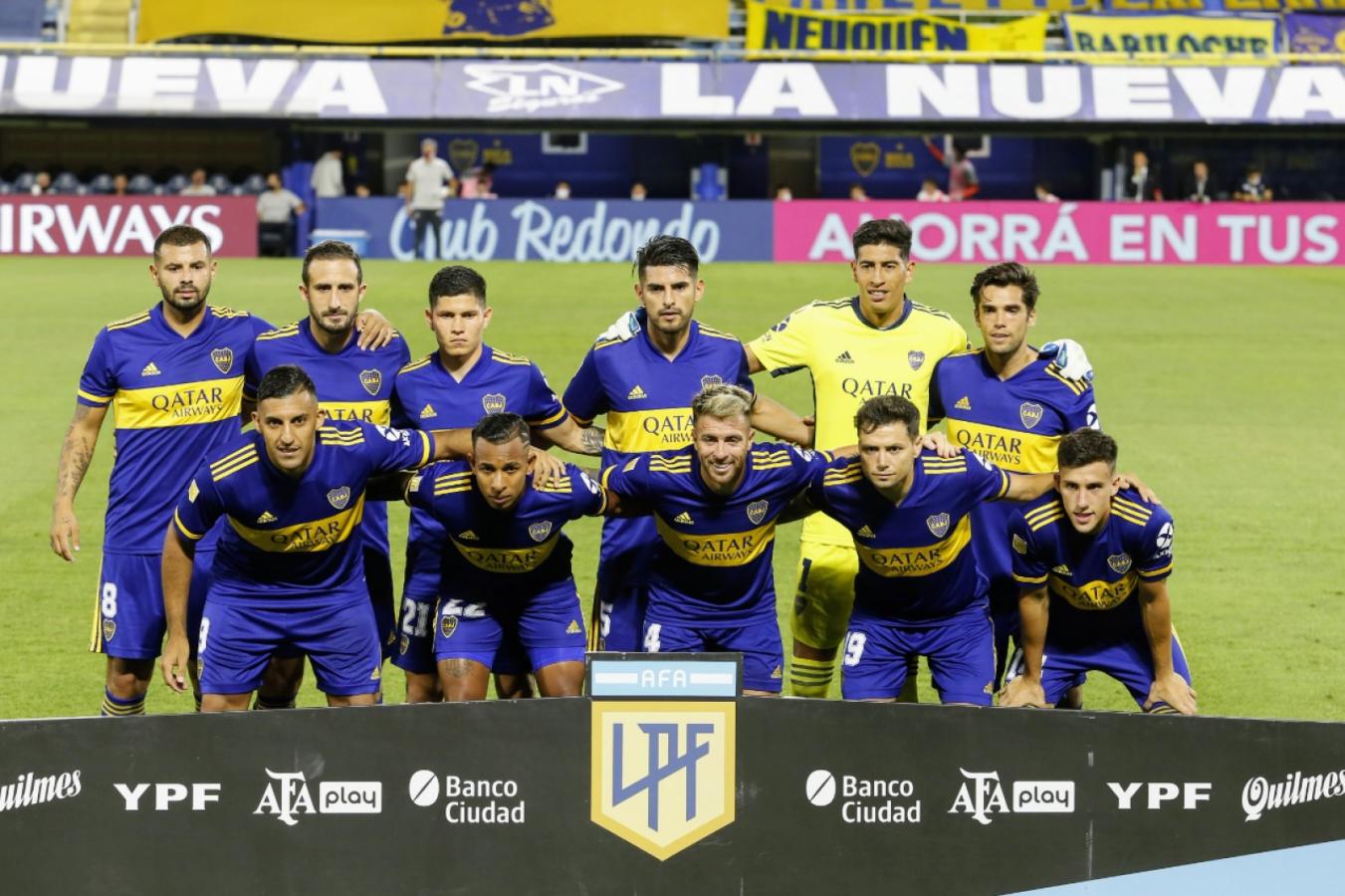 El once titular de Boca en el Superclásico