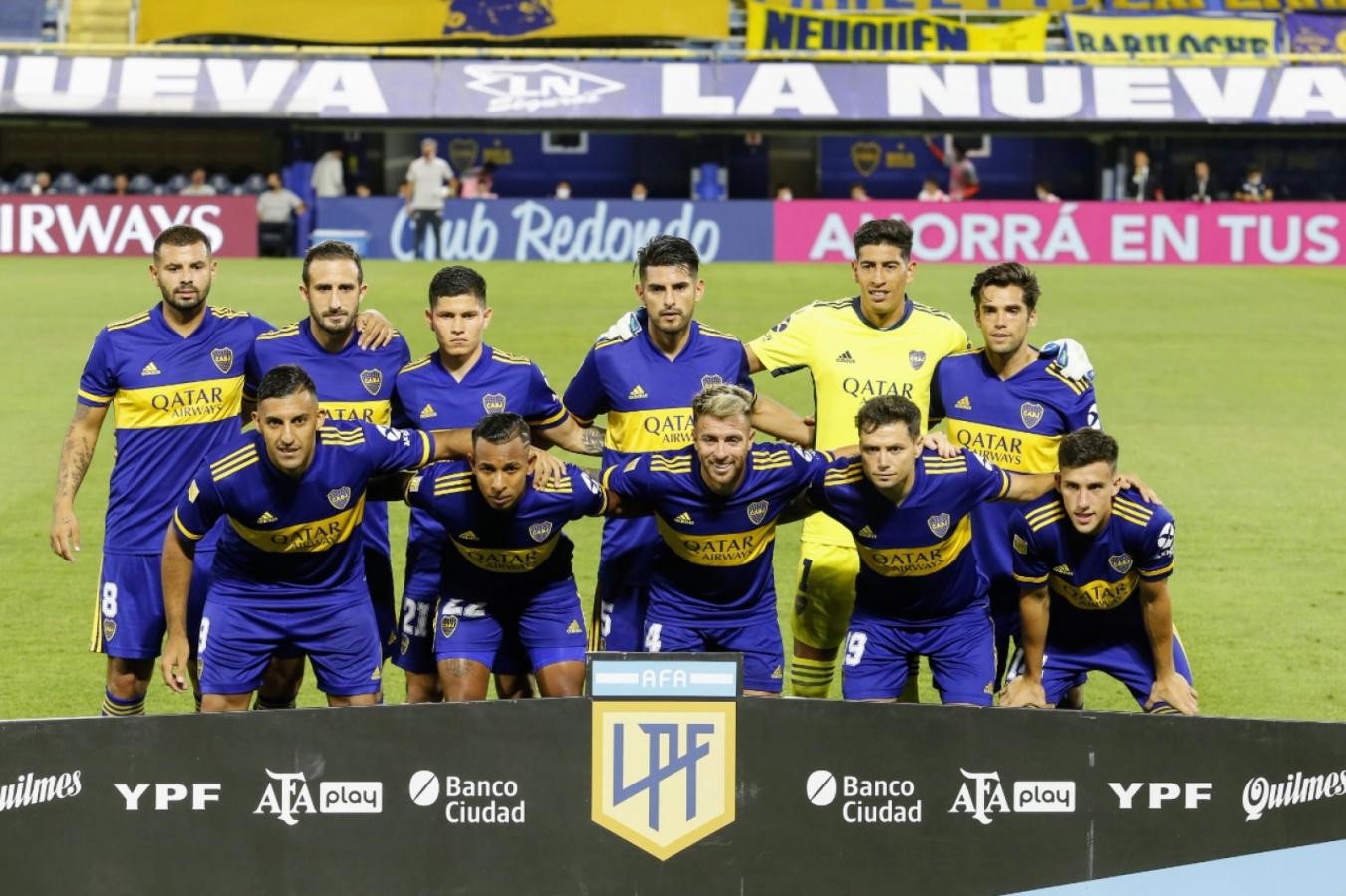 Imagen El once titular de Boca en el Superclásico