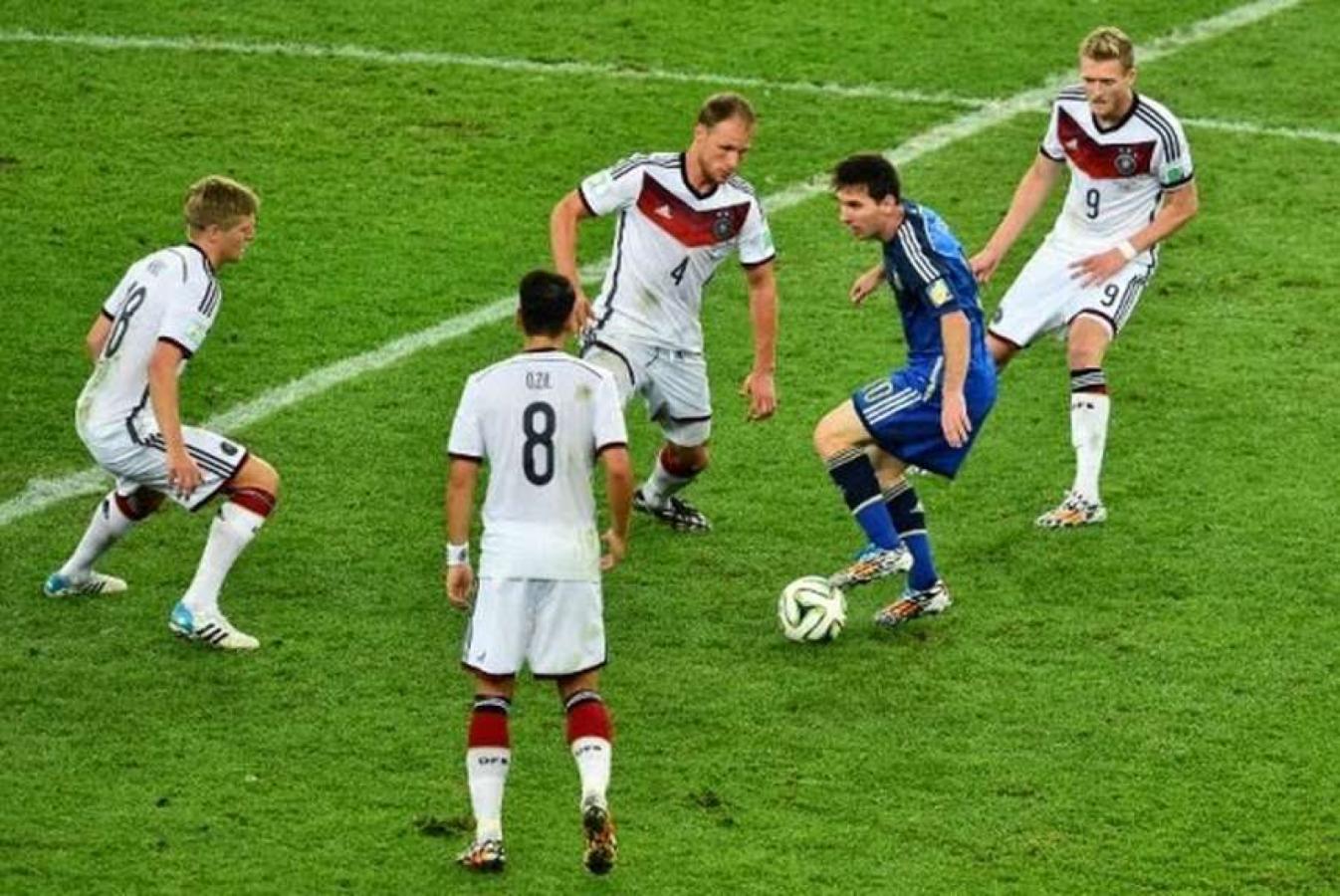 Imagen Argentina y Alemania Mundial 2014
