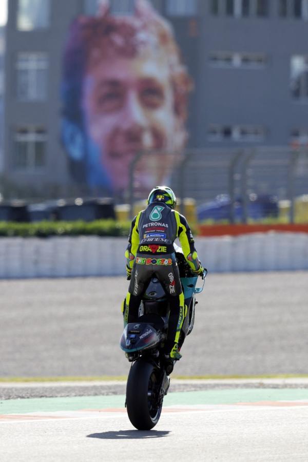Imagen La última vez de la leyenda Valentino Rossi (GIGI SOLDANO / DPPI via AFP)