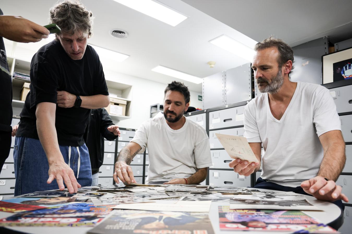 Imagen Lucas y Federico Gatti, junto a Carballo, con las emociones a flor de piel.