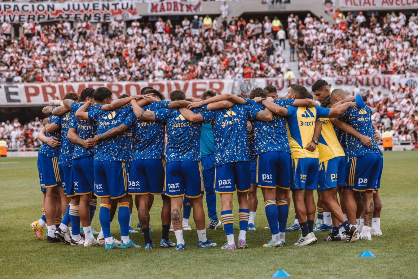 Imagen Boca salió fortalecido del Monumental. Puede ser el puntapié inicial de lo que está buscando Martínez. Foto: Prensa CABJ