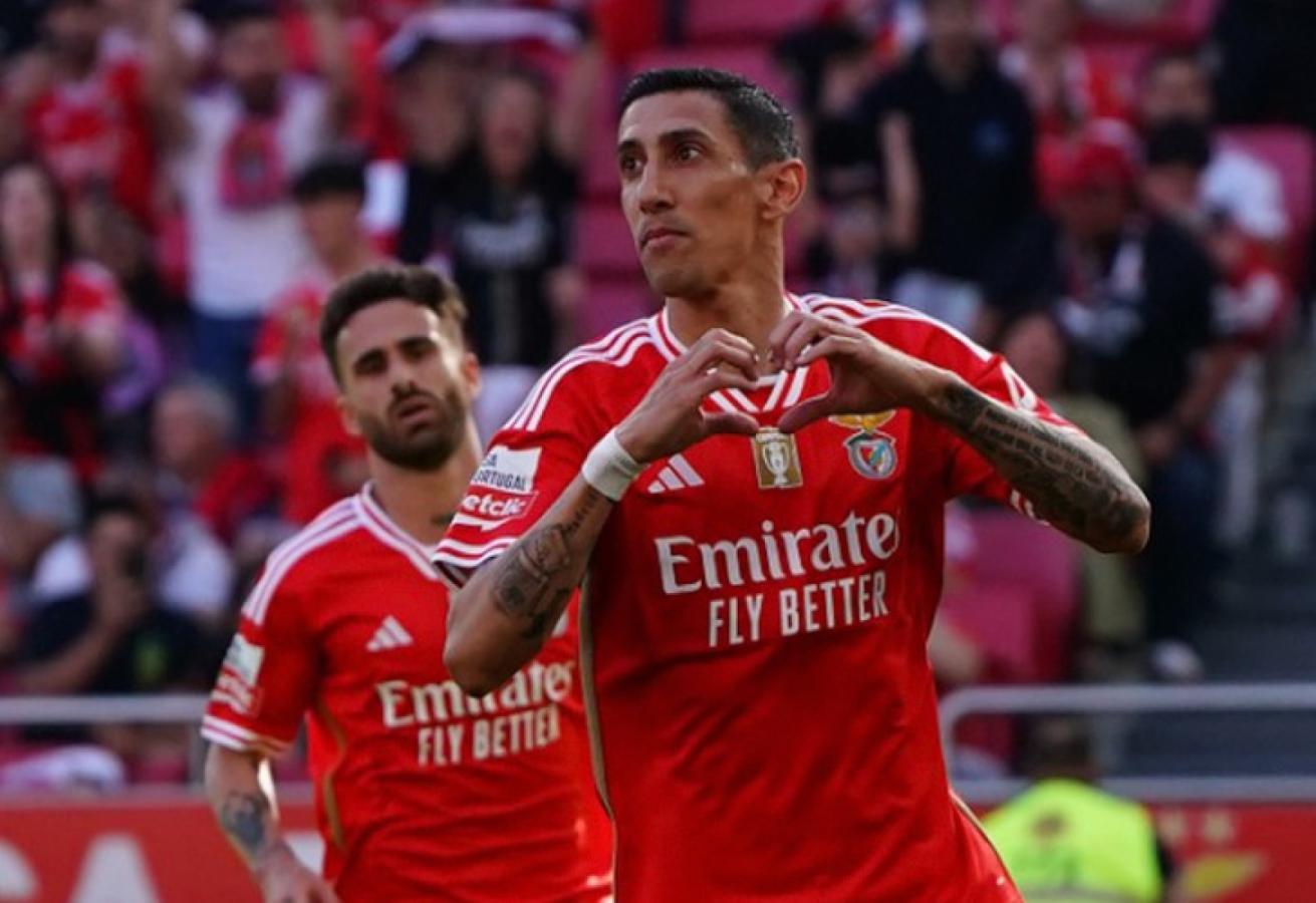 Imagen Di María: buena temporada en Benfica para llegar a punto a su última cita con la Selección.