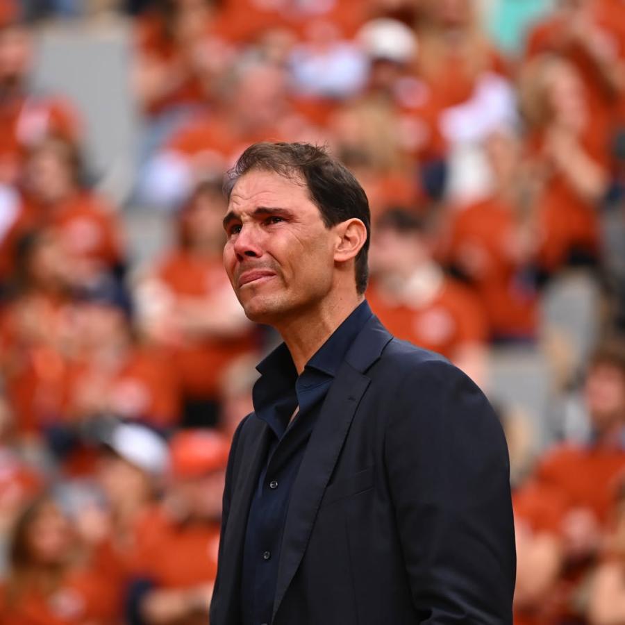Imagen Hasta las lágrimas: Nadal, visiblemente emocionado