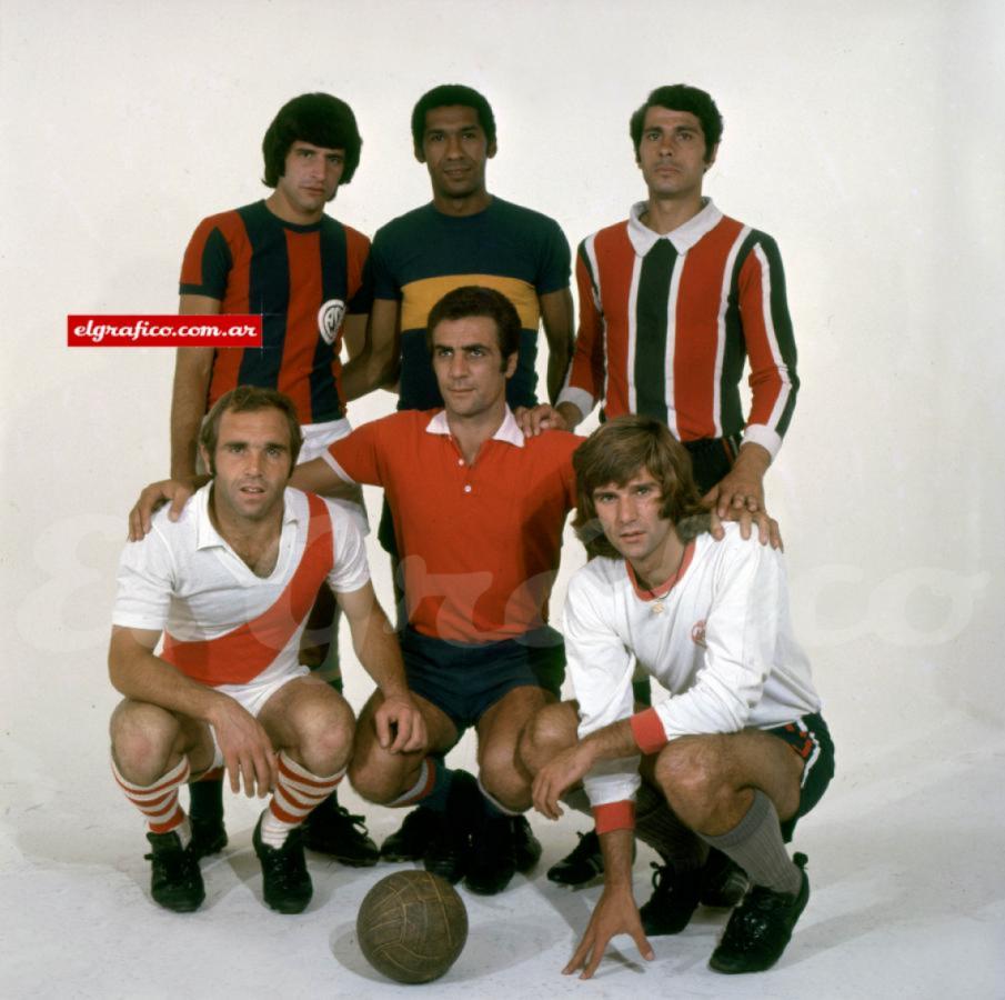 Imagen A principios de los 70 se venden 60 jugadores, decían que el fútbol argentino se moría, pero aquí jugaban, entre otros, estos cracks: Cocco, Meléndez, Marcos, Daniel Onega, Pastoriza y Veira.