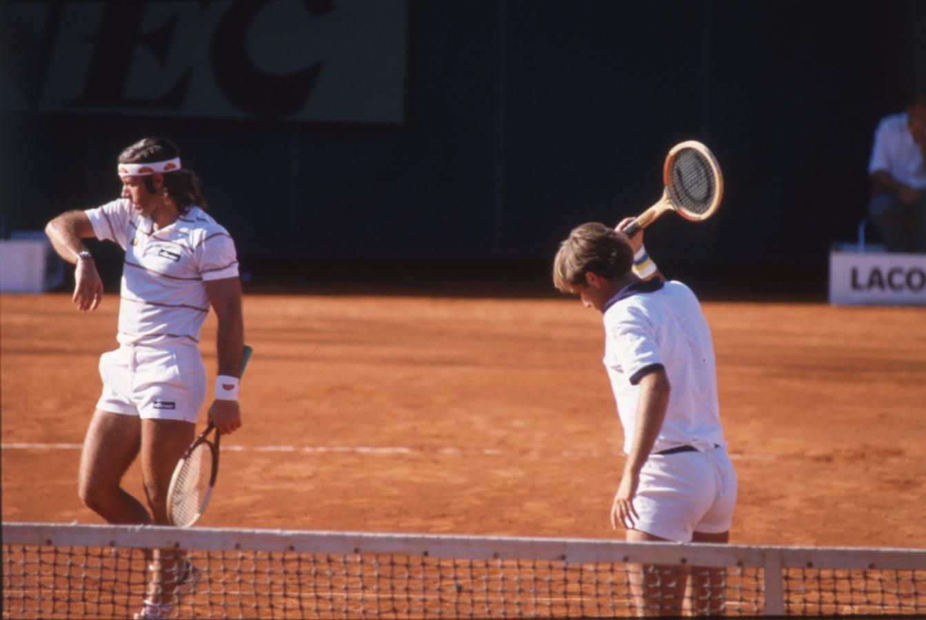 Imagen Vilas y Ganzábal se lamentan durante el punto de dobles en el BALTC.