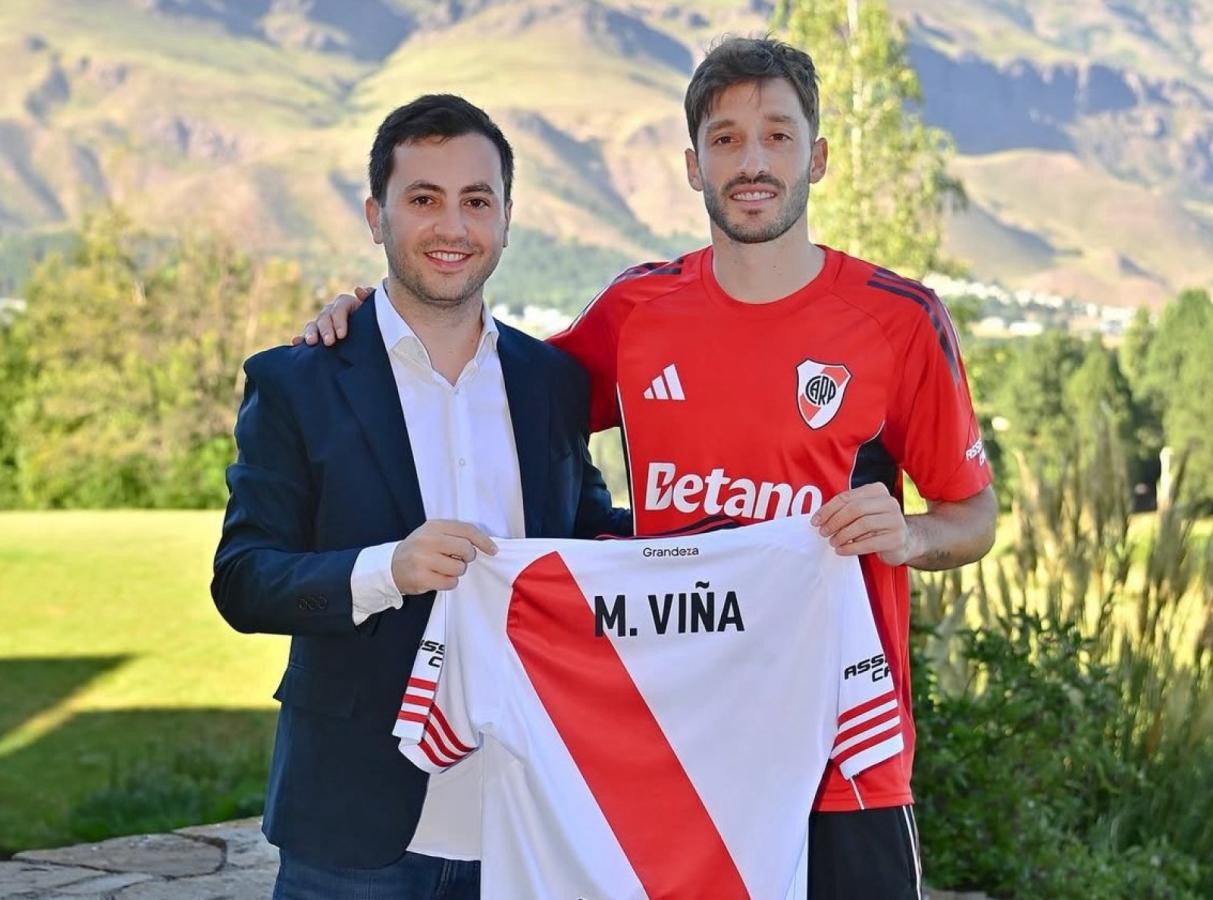 Imagen Viña se sumó hace tres días a la pretemporada en San Martín de los Andes.