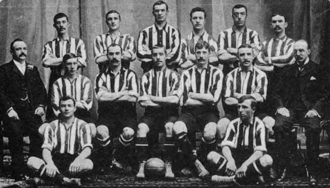 Imagen Equipo de Southampton que visitó el país en 1904.