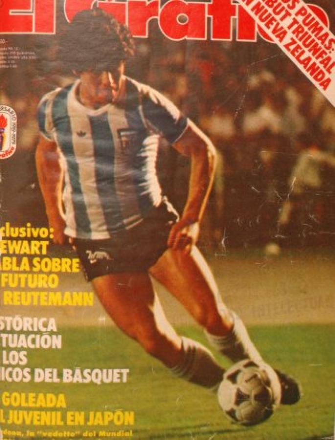 Imagen Diego Maradona se apoderó de la tapa de El Gráfico de la edición 3125 luego del 5-0 ante Indonesia