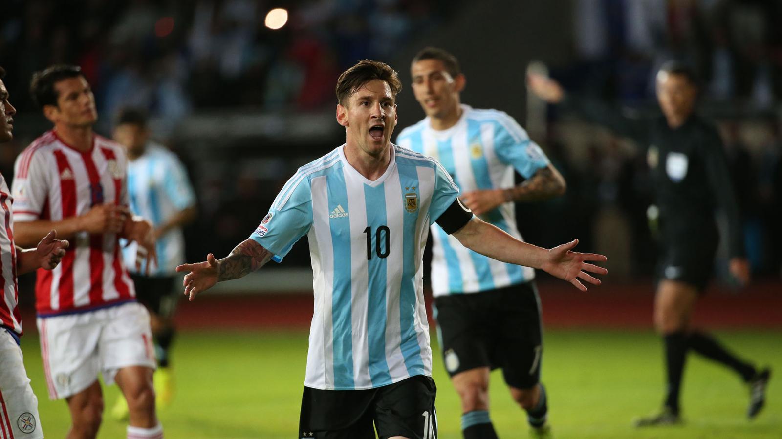 Imagen Messi disputó 9 partidos y marcó 5 goles vs. Paraguay