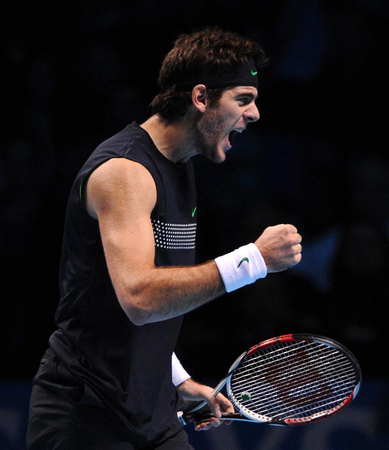 Imagen El triunfo de Del Potro ante Federer en el Masters. Foto: AFP