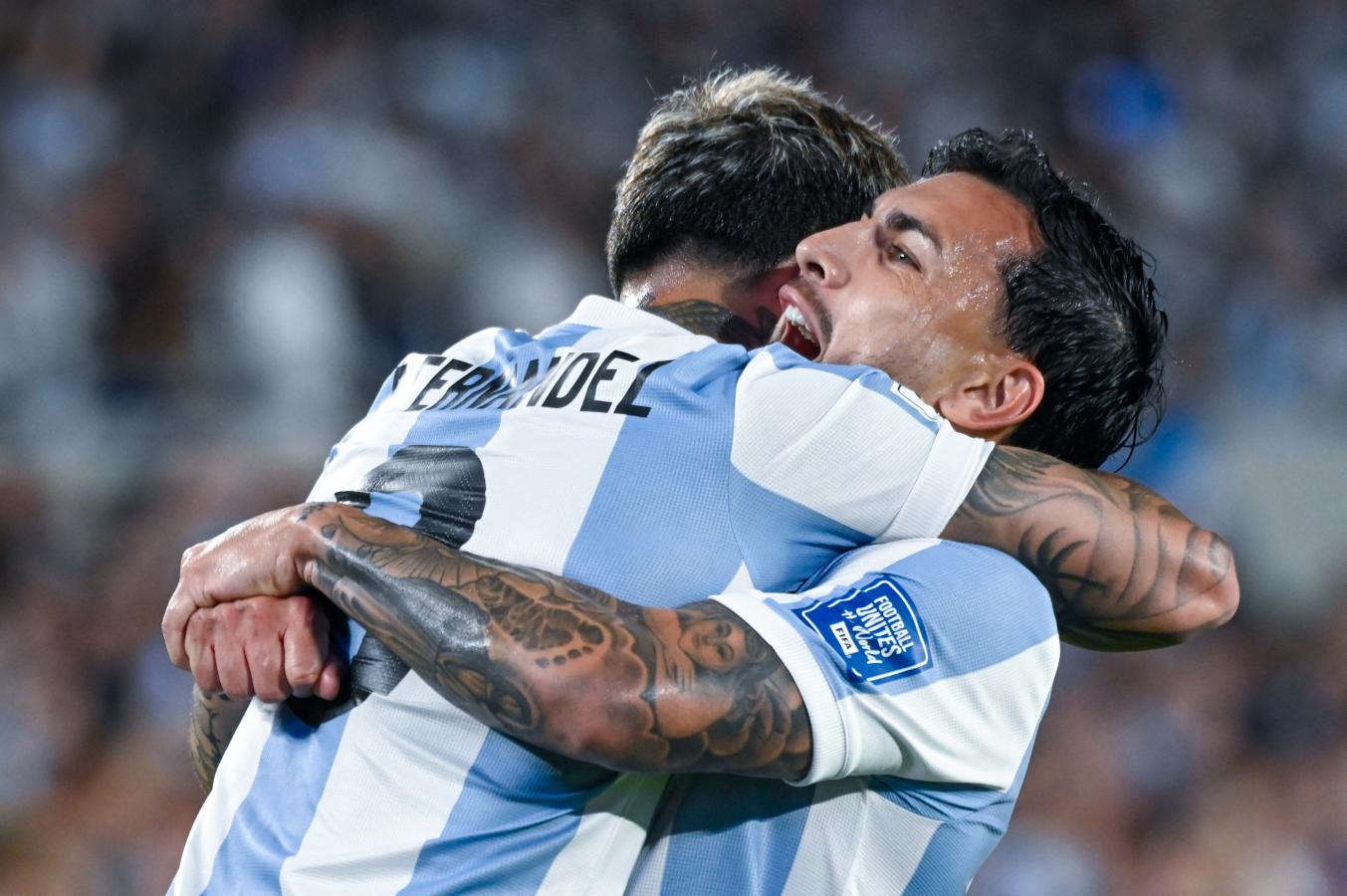 Imagen Enzo Fernández y Leandro Paredes, dos que vuelven en la Selección.
