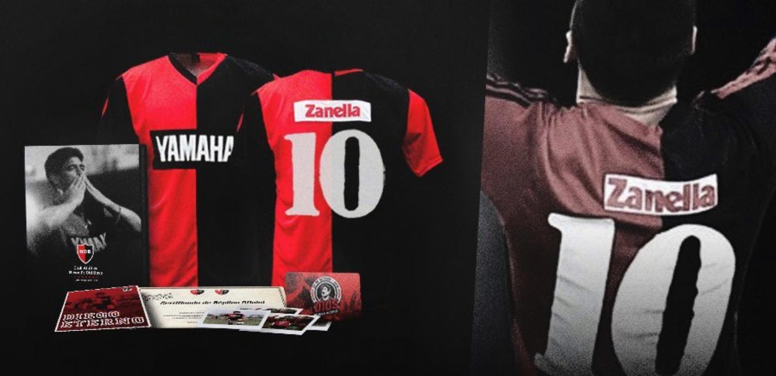 Newell S Lanzo Una Replica De La Camiseta De Maradona De 1993 El Grafico